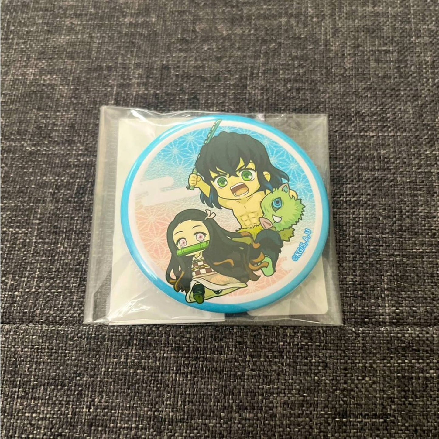 Demon Slayer Inosuke And Nezuko Anime Can Badge Pin