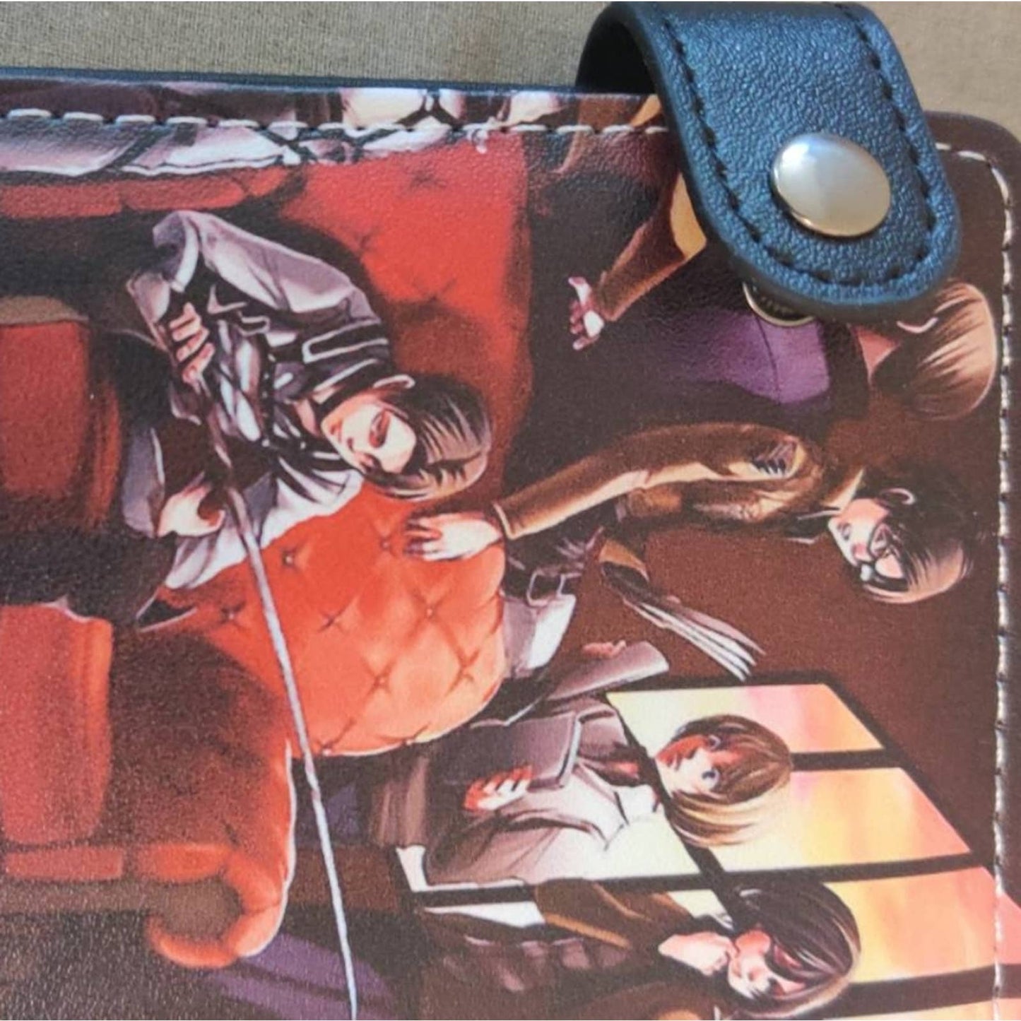 Attack on Titan short snap fold wallet anime