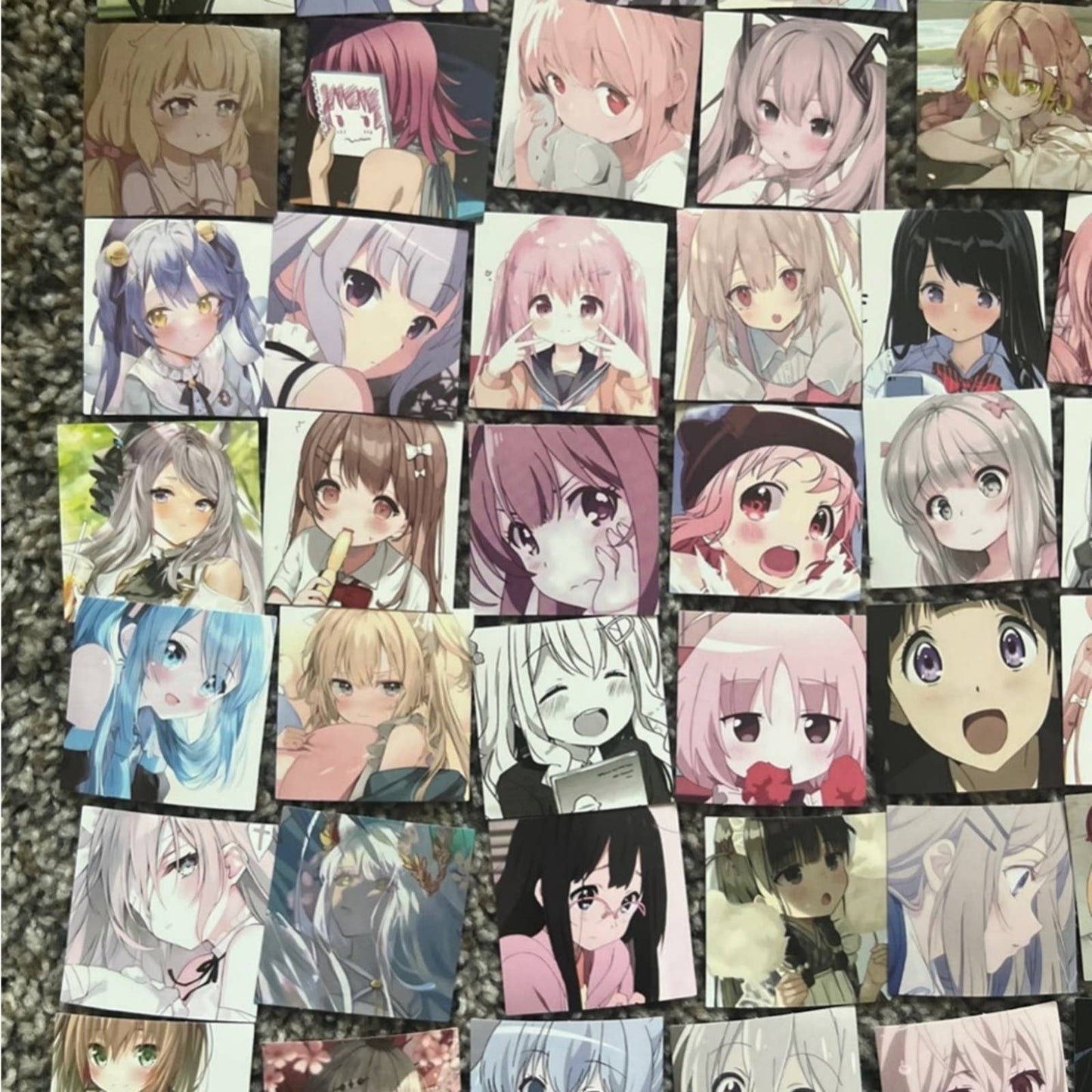 Kawaii Anime 60 pcs Sticker Set Japanese Manga