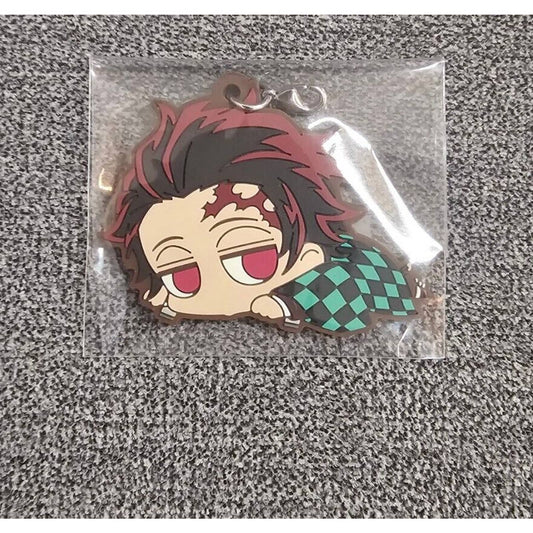 Demon Slayer Tanjiro Kamado Rubber Strap Charm Kimetsu no Yaiba Japan anime