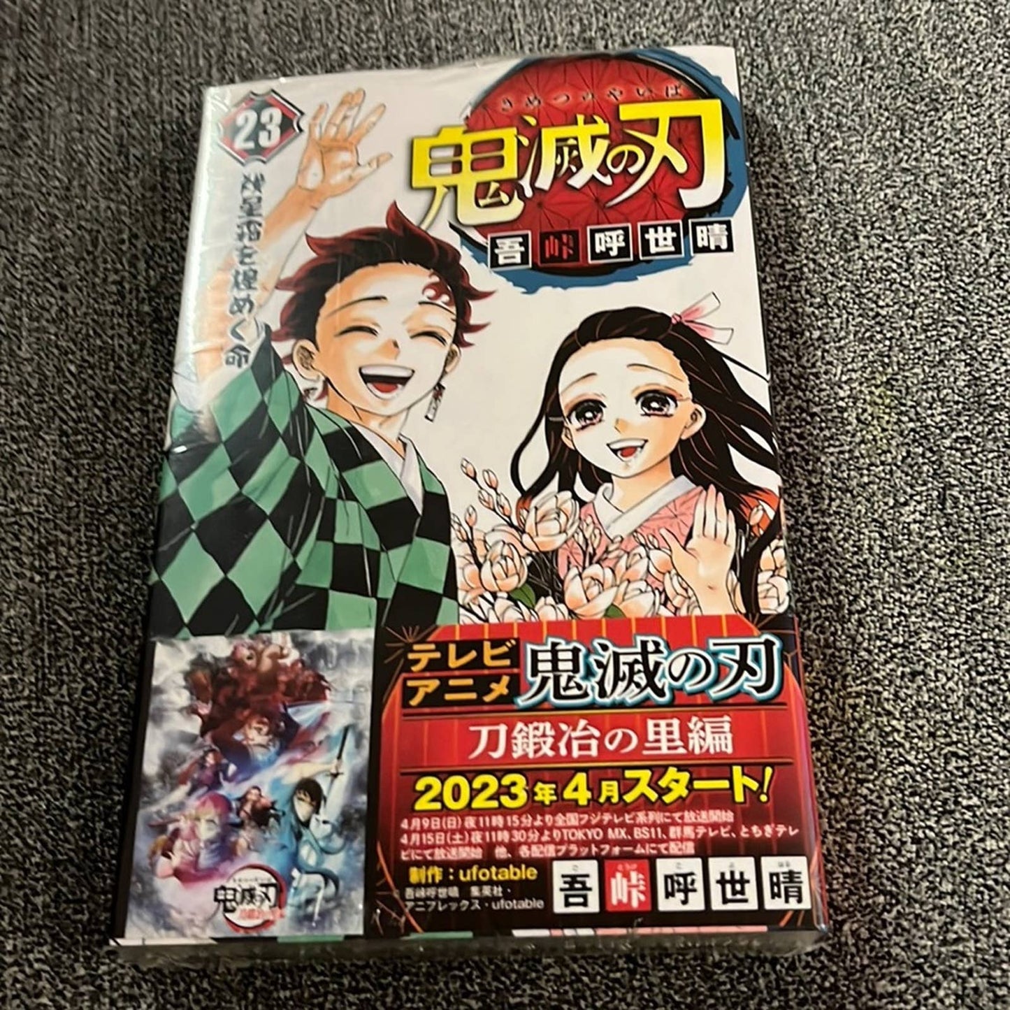 Demon Slayer Anime Manga Book Vol.23 Japanese Version