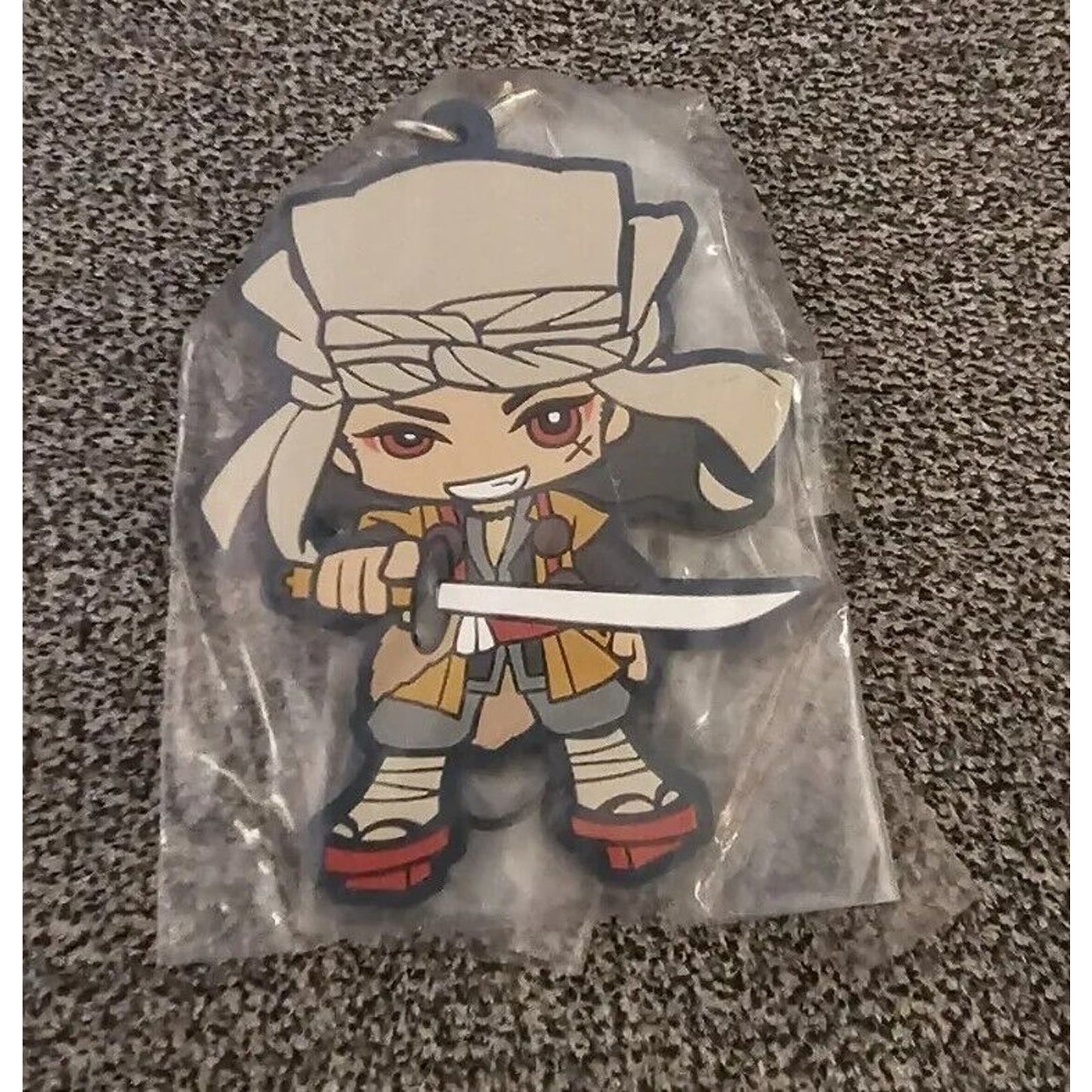 Touken Ranbu Yamabushi Kunihuro Rubber Charm Keychain