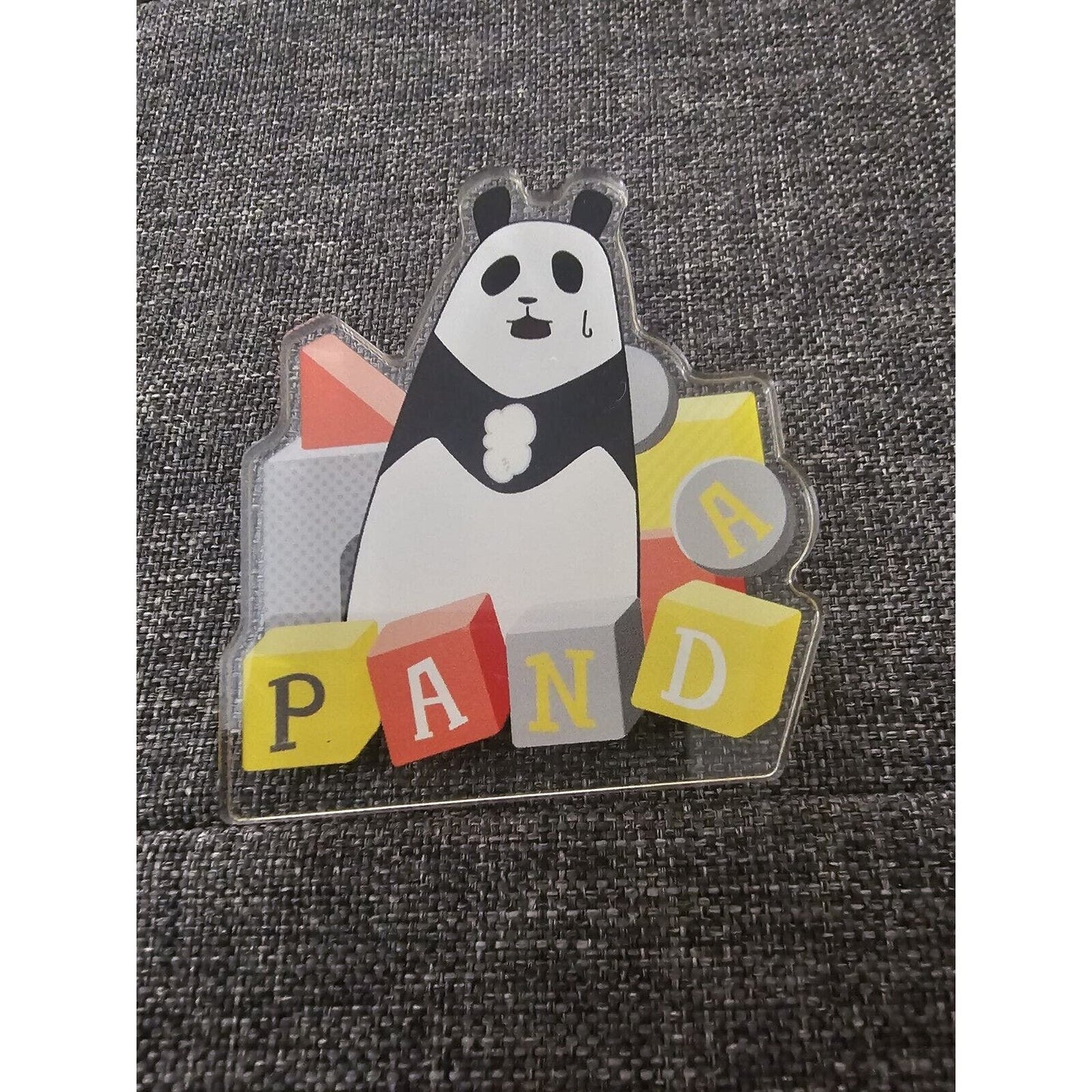 Panda Acrylic Badge Clip Jujutsu Kaisen