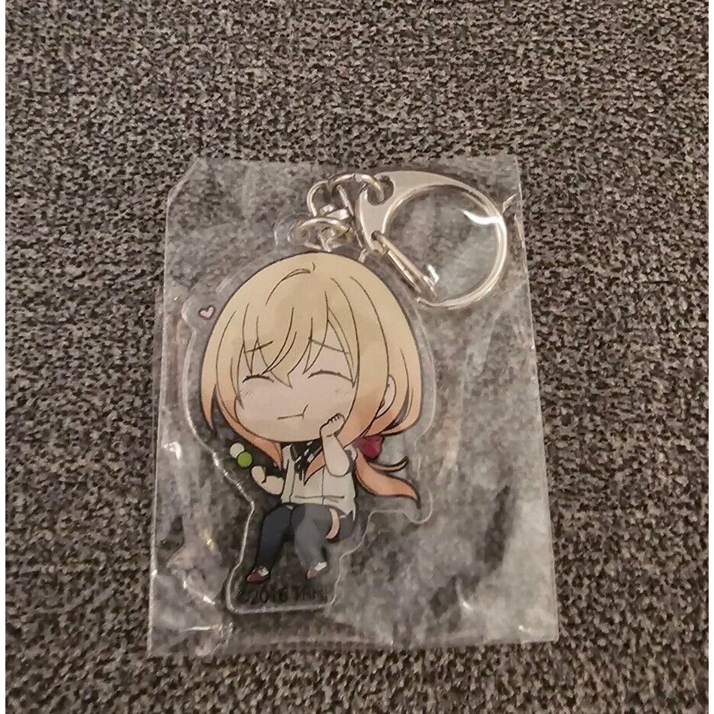 Touken Ranbu Ranto Shiro Animate Cafe Acrylic Keychain