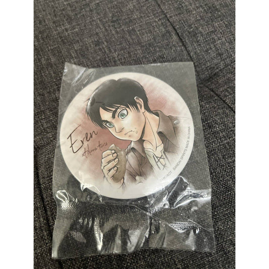 Attack on Titan Eren Yeager Anime Can Badge Pin