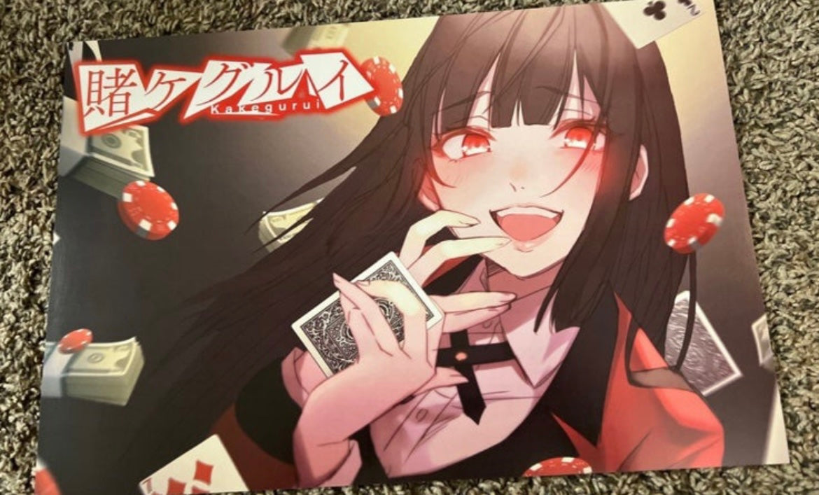 Kakegurui Anime 8 Pc Poster Set