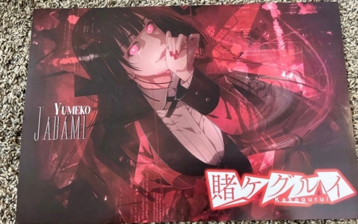 Kakegurui Anime 8 Pc Poster Set