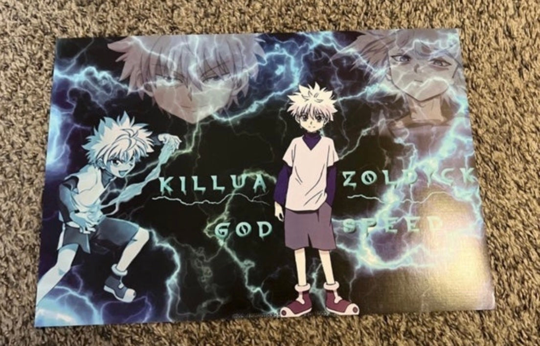 Hunter X Hunter Anime Killua 8 Pc Poster Set