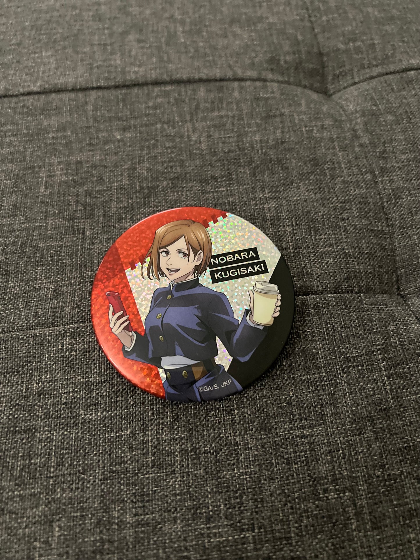 Jujutsu Kaisen Nobara Anime Can Badge