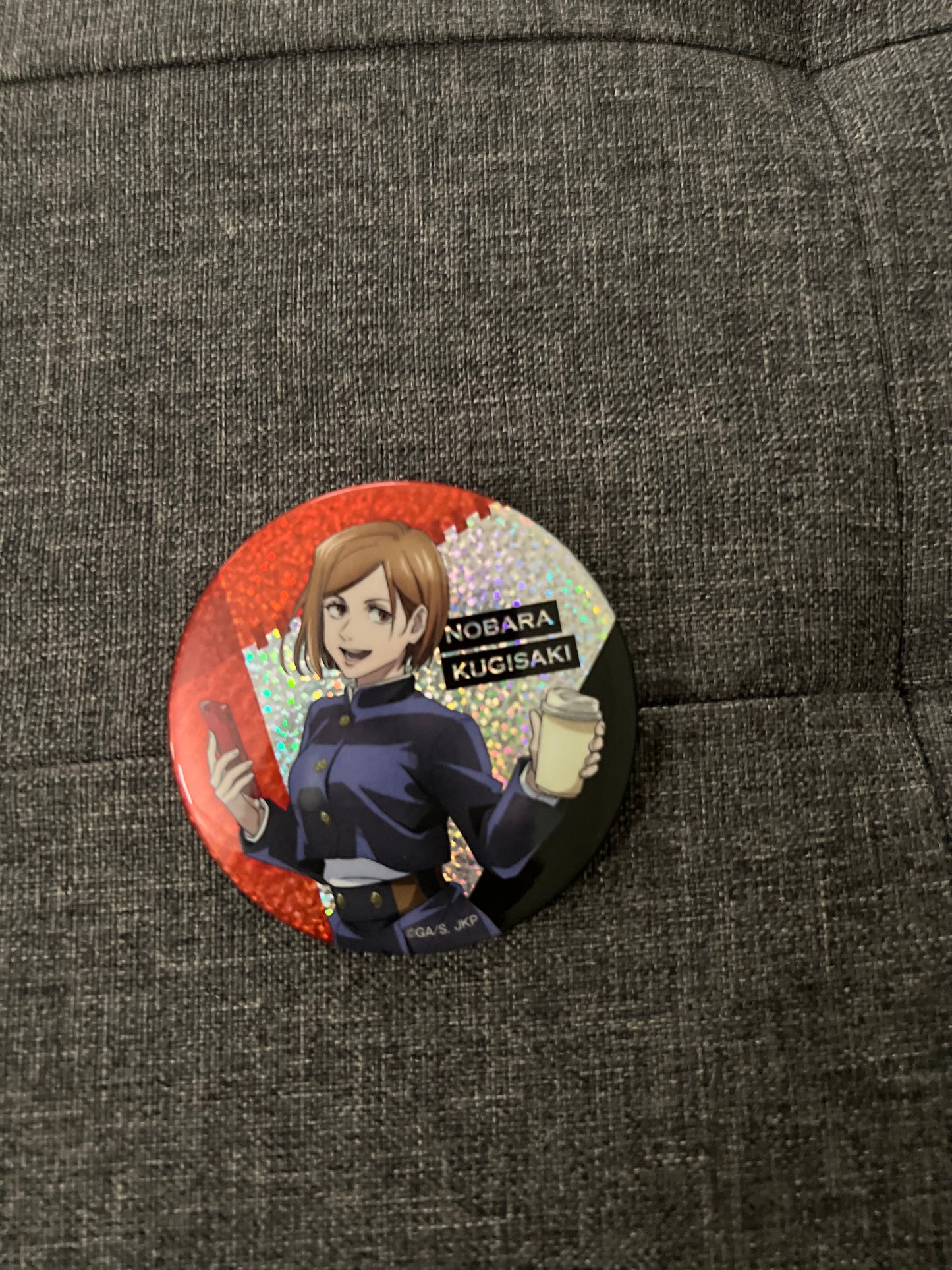 Jujutsu Kaisen Nobara Anime Can Badge