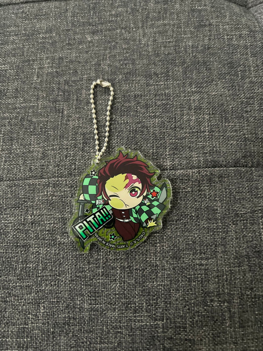 Demon Slayer Tanjiro Pita Anime Acrylic Keychain Charm