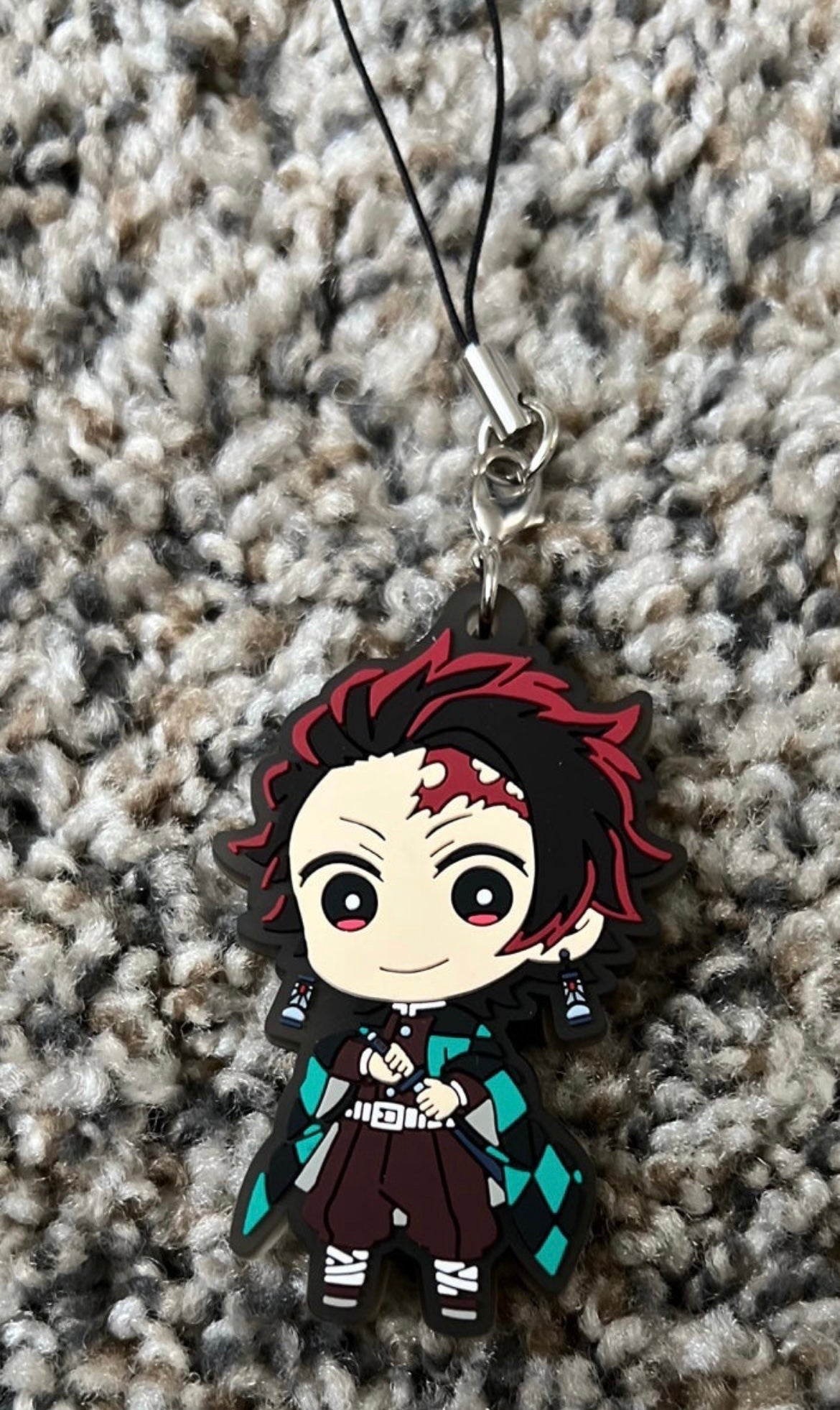 Demon Slayer Tanjiro Anime Rubber Charm