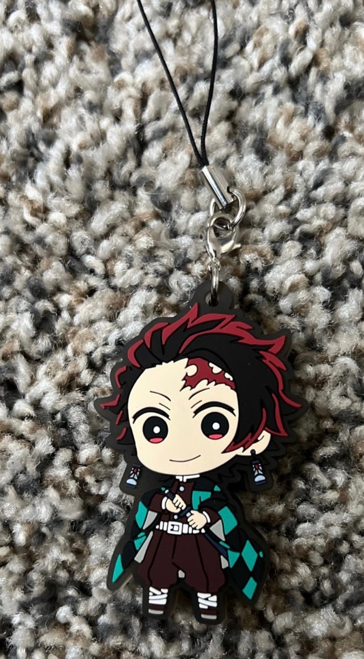 Demon Slayer Tanjiro Anime Rubber Charm