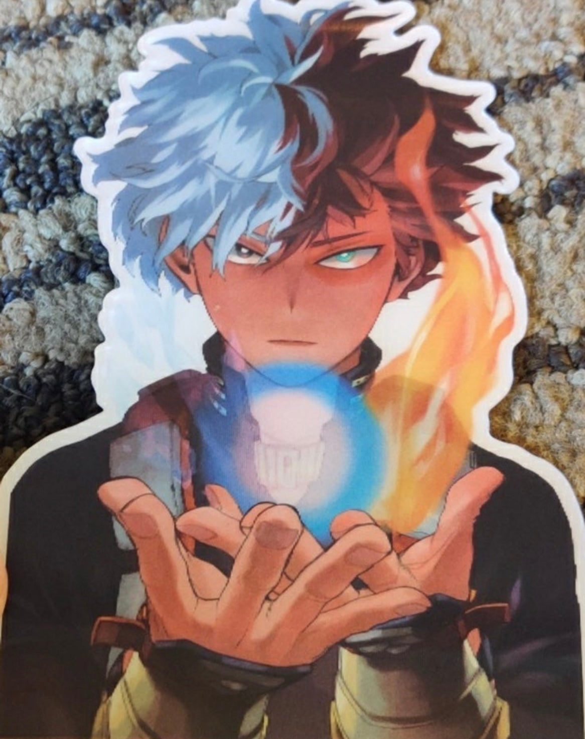 My Hero Academia Todoroki Anime 3D/Motion Sticker