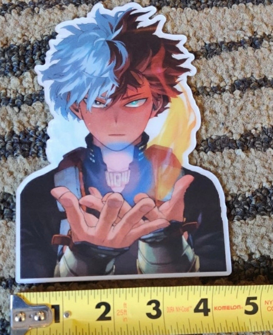 My Hero Academia Todoroki Anime 3D/Motion Sticker