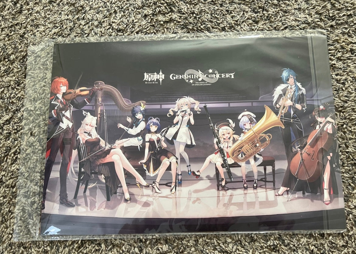 Genshin Impact Anime 8 Piece Poster Set