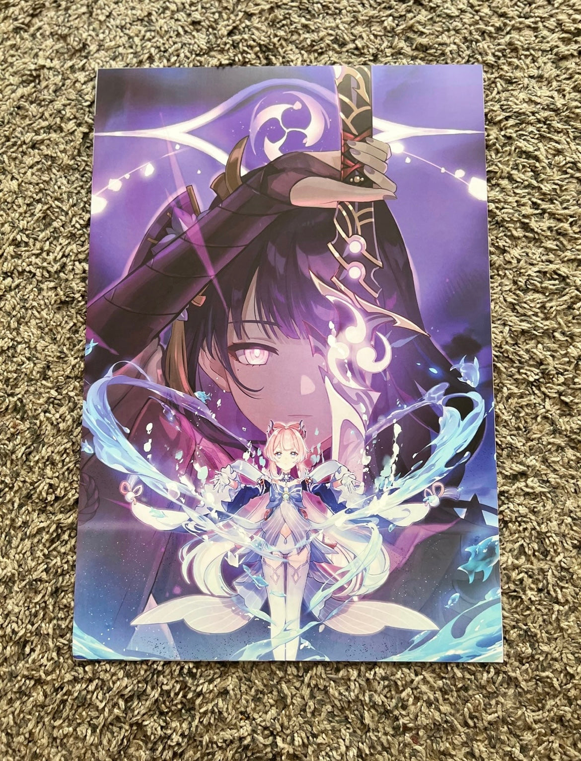 Genshin Impact Anime 8 Piece Poster Set