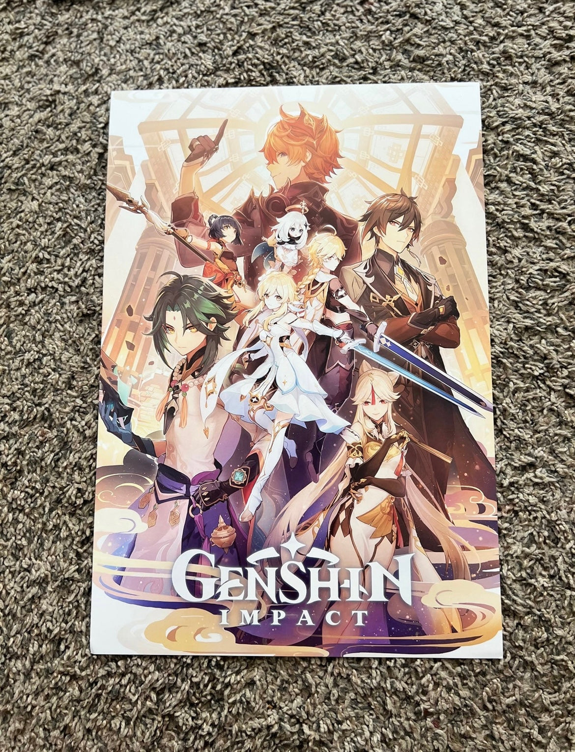 Genshin Impact Anime 8 Piece Poster Set