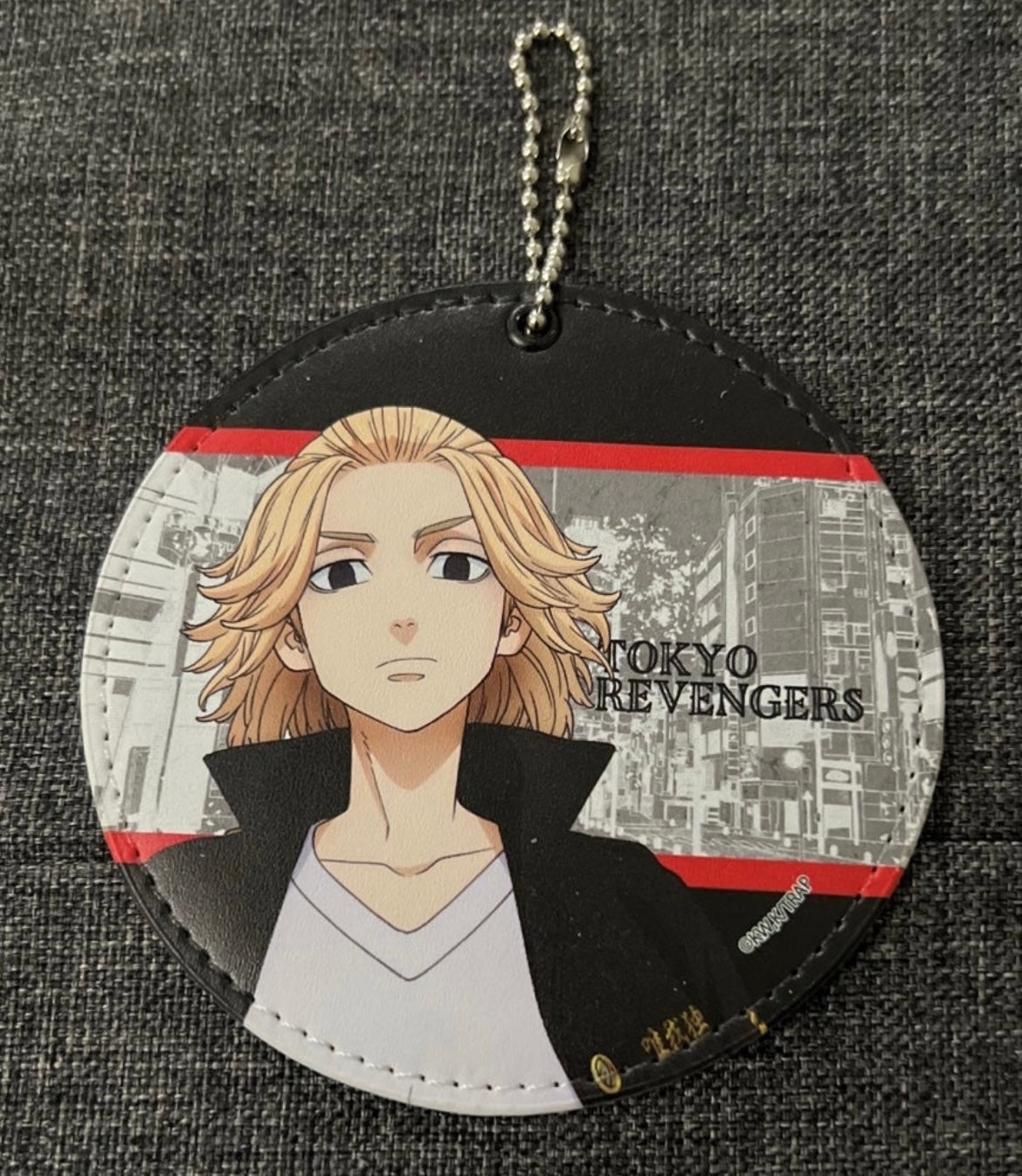 Tokyo Revengers Manjiro Sano Leather Charm Keychain