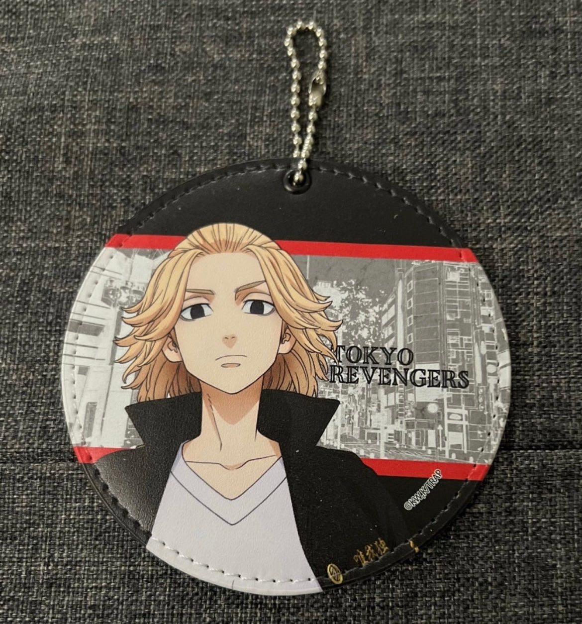 Tokyo Revengers Manjiro Sano Leather Charm Keychain