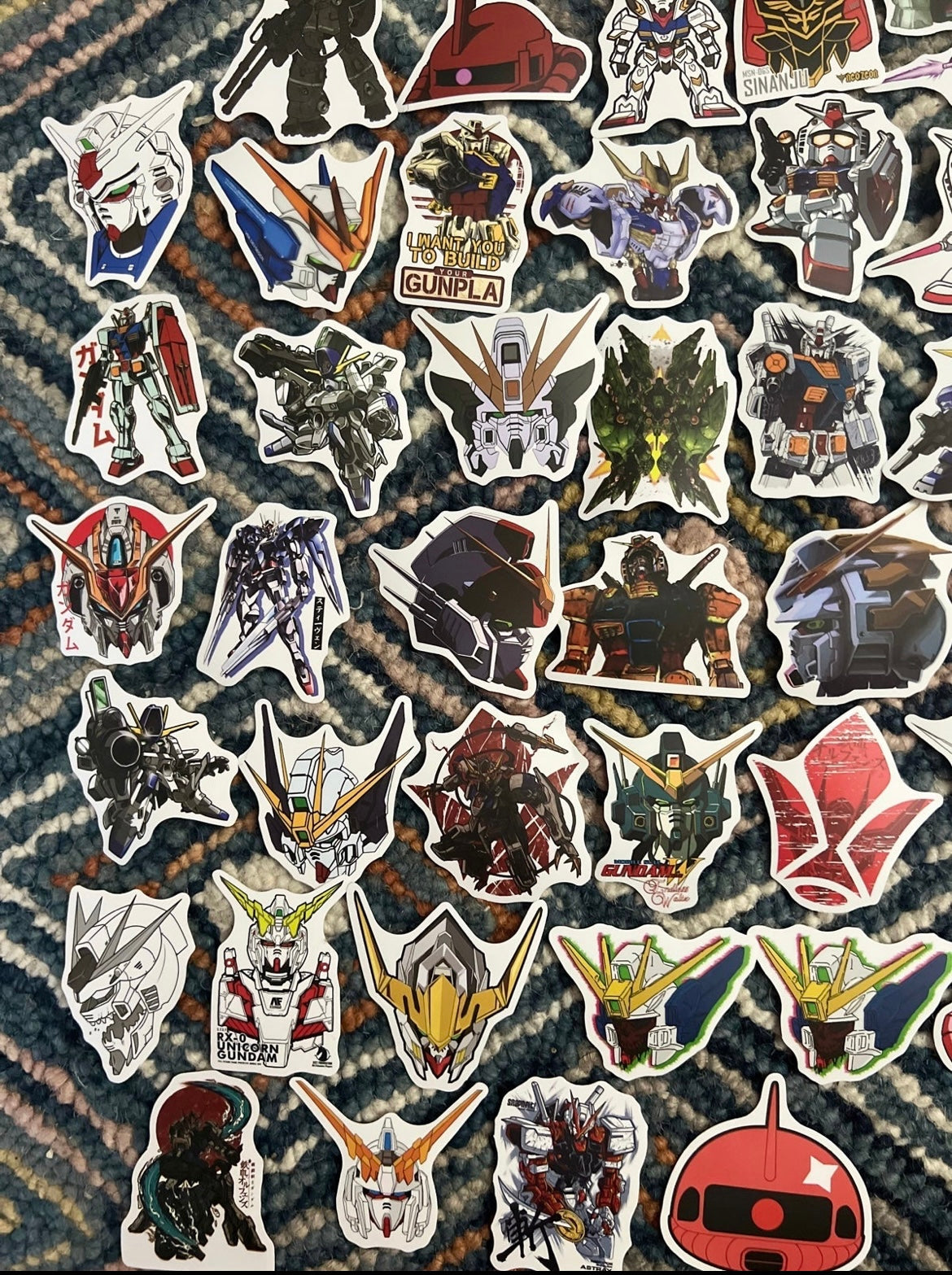 Gundam Anime 50 Piece Sticker Set