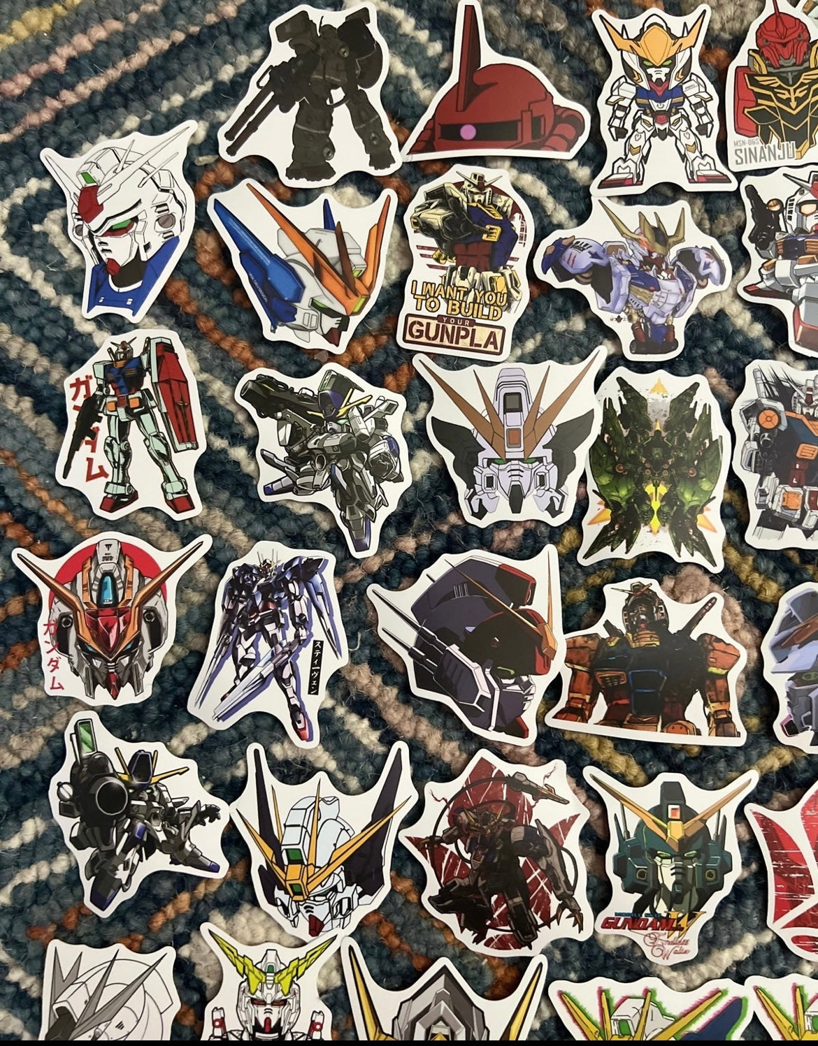 Gundam Anime 50 Piece Sticker Set