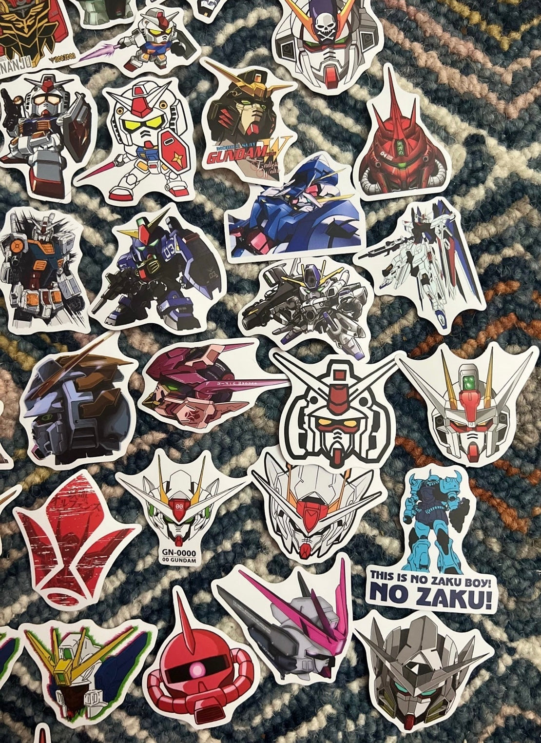 Gundam Anime 50 Piece Sticker Set