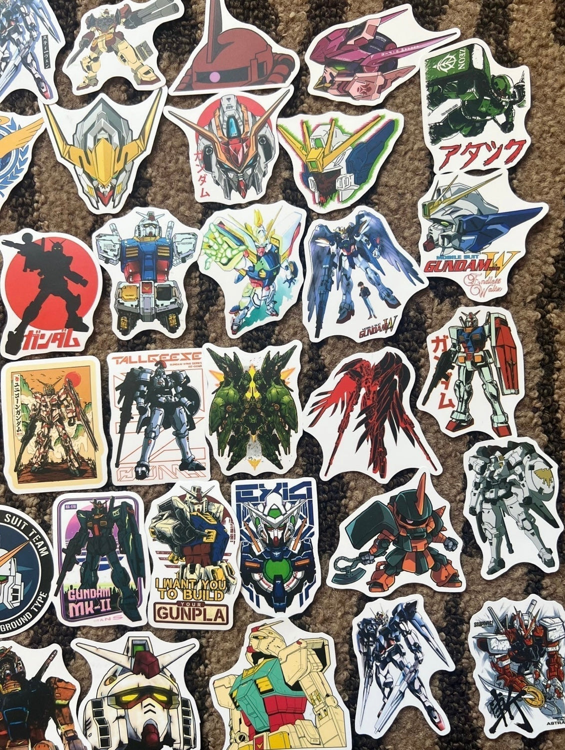 Gundam Anime 50 Piece Sticker Set