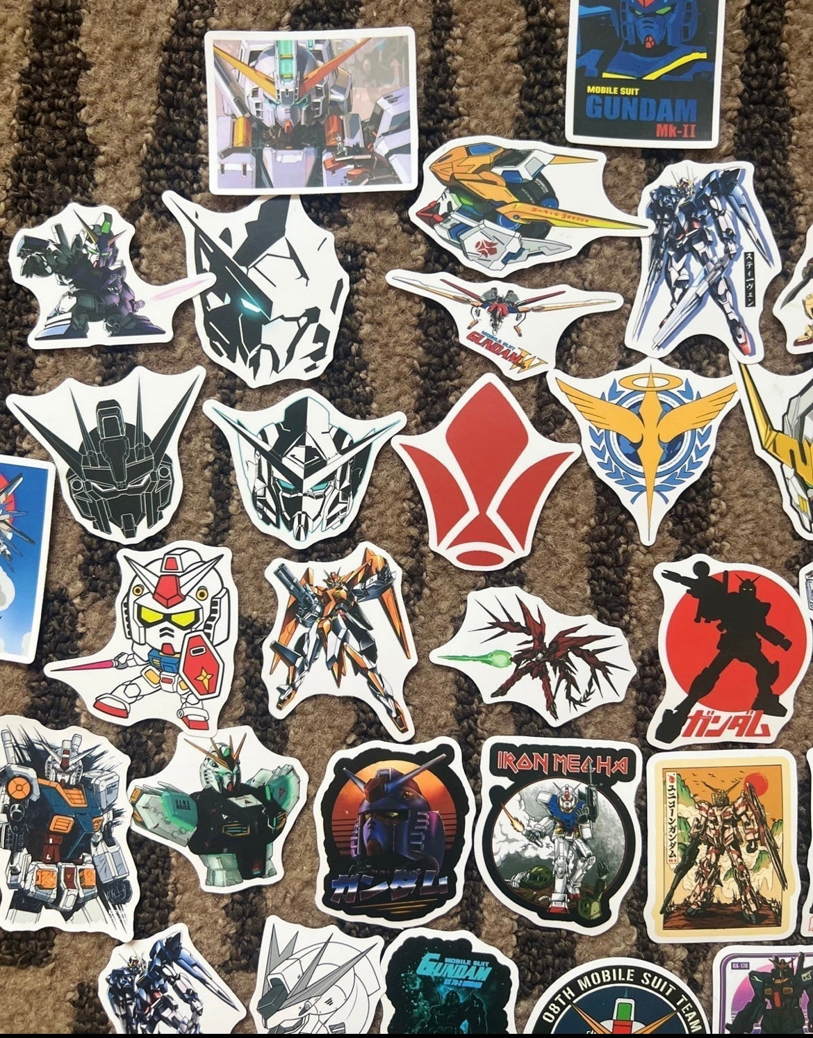 Gundam Anime 50 Piece Sticker Set