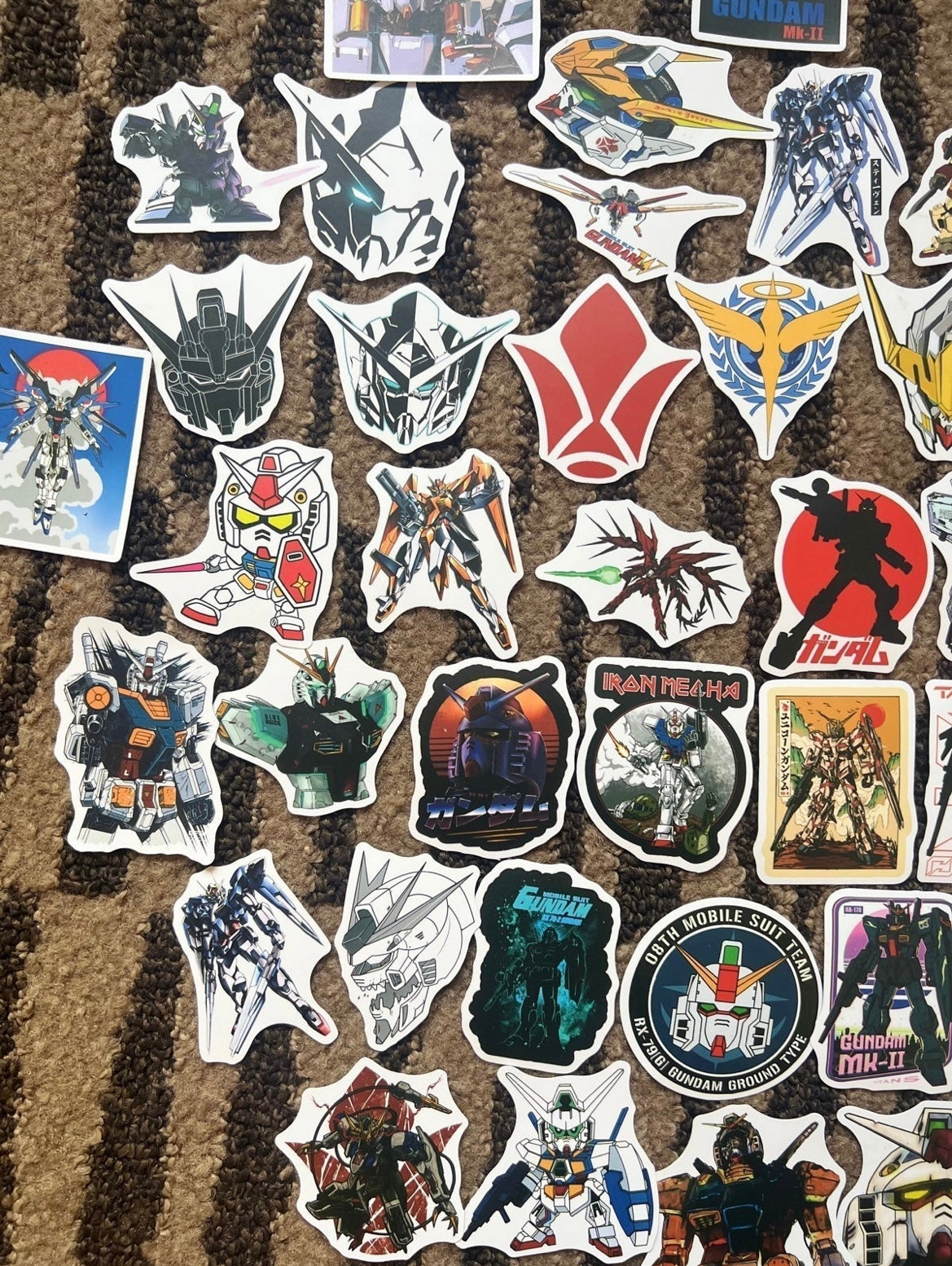 Gundam Anime 50 Piece Sticker Set