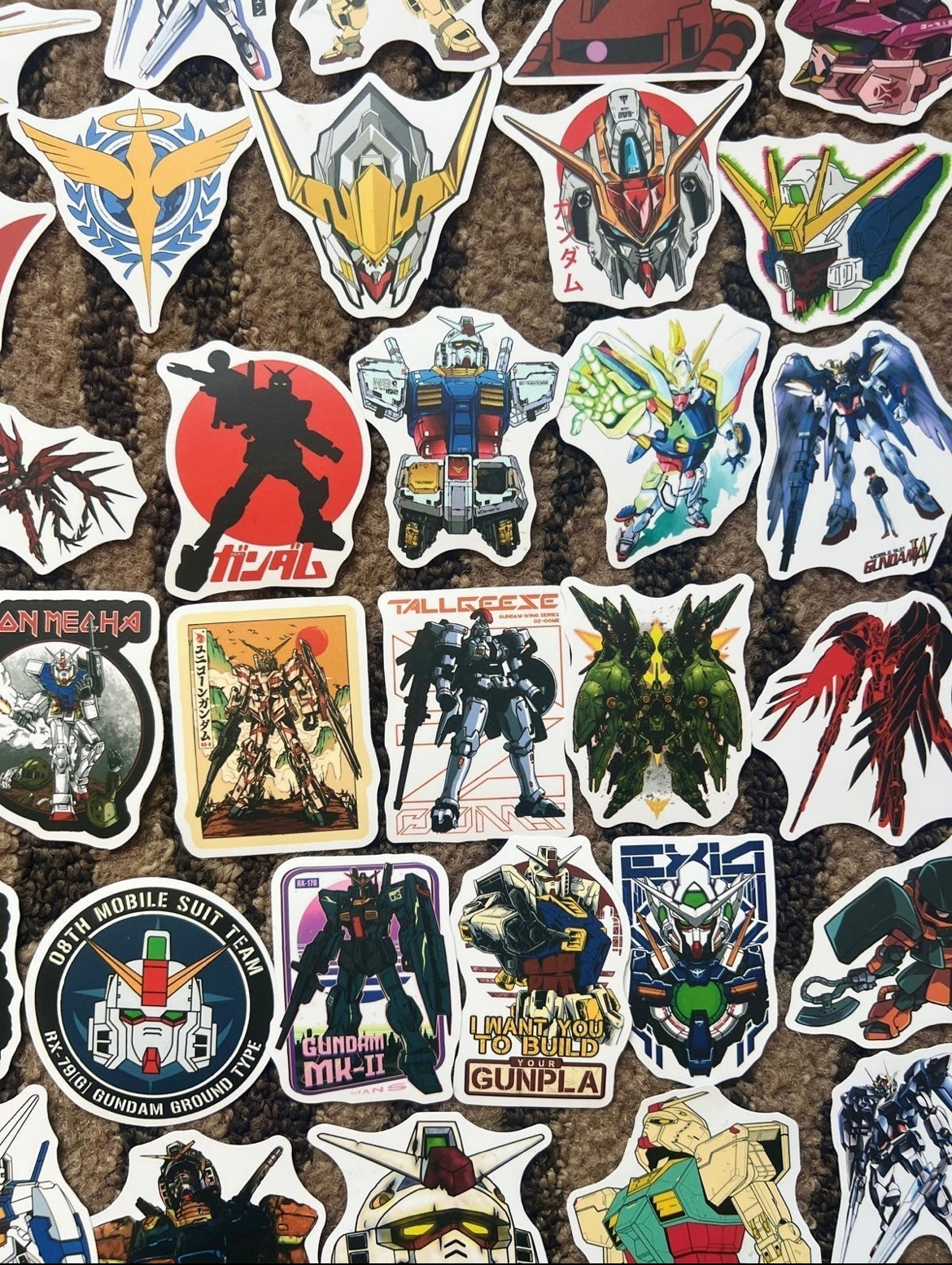 Gundam Anime 50 Piece Sticker Set