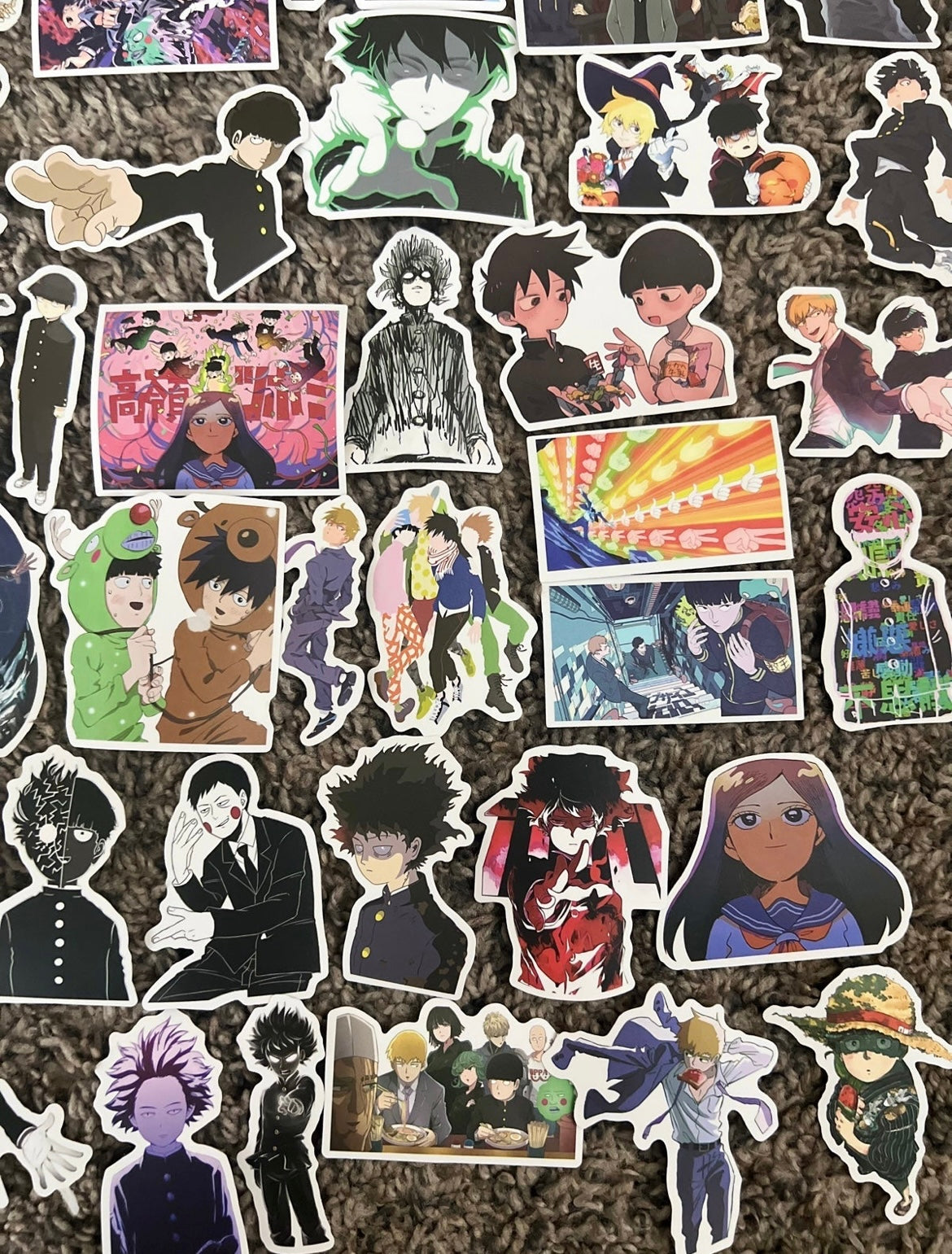 Mob Psycho 100 Anime 50 Piece Sticker Set