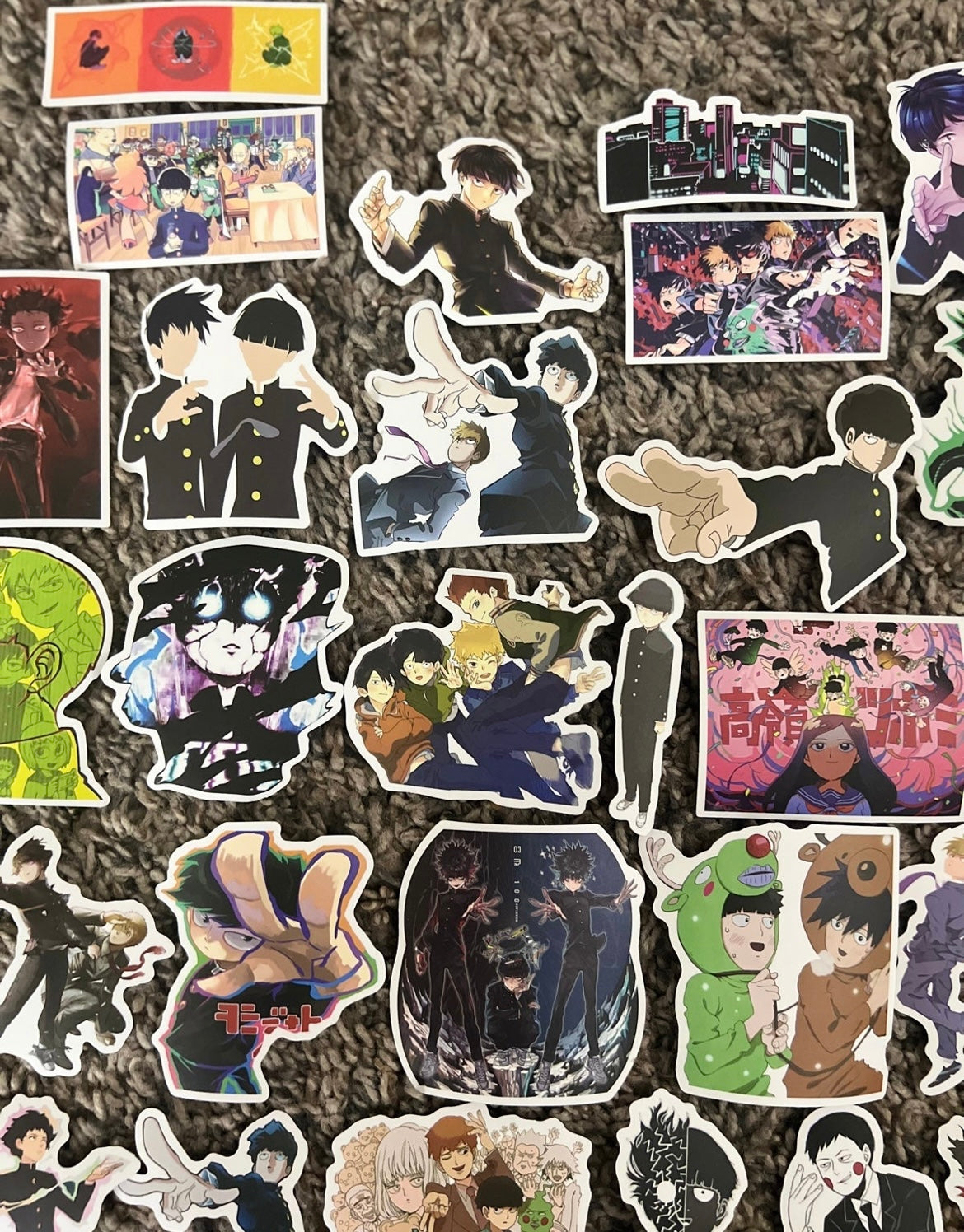 Mob Psycho 100 Anime 50 Piece Sticker Set