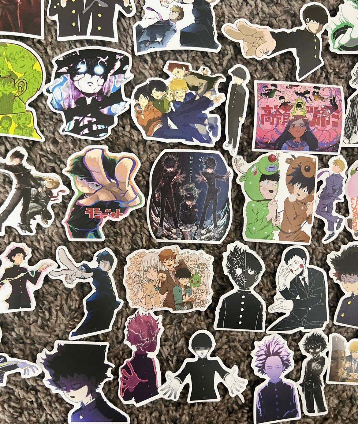 Mob Psycho 100 Anime 50 Piece Sticker Set